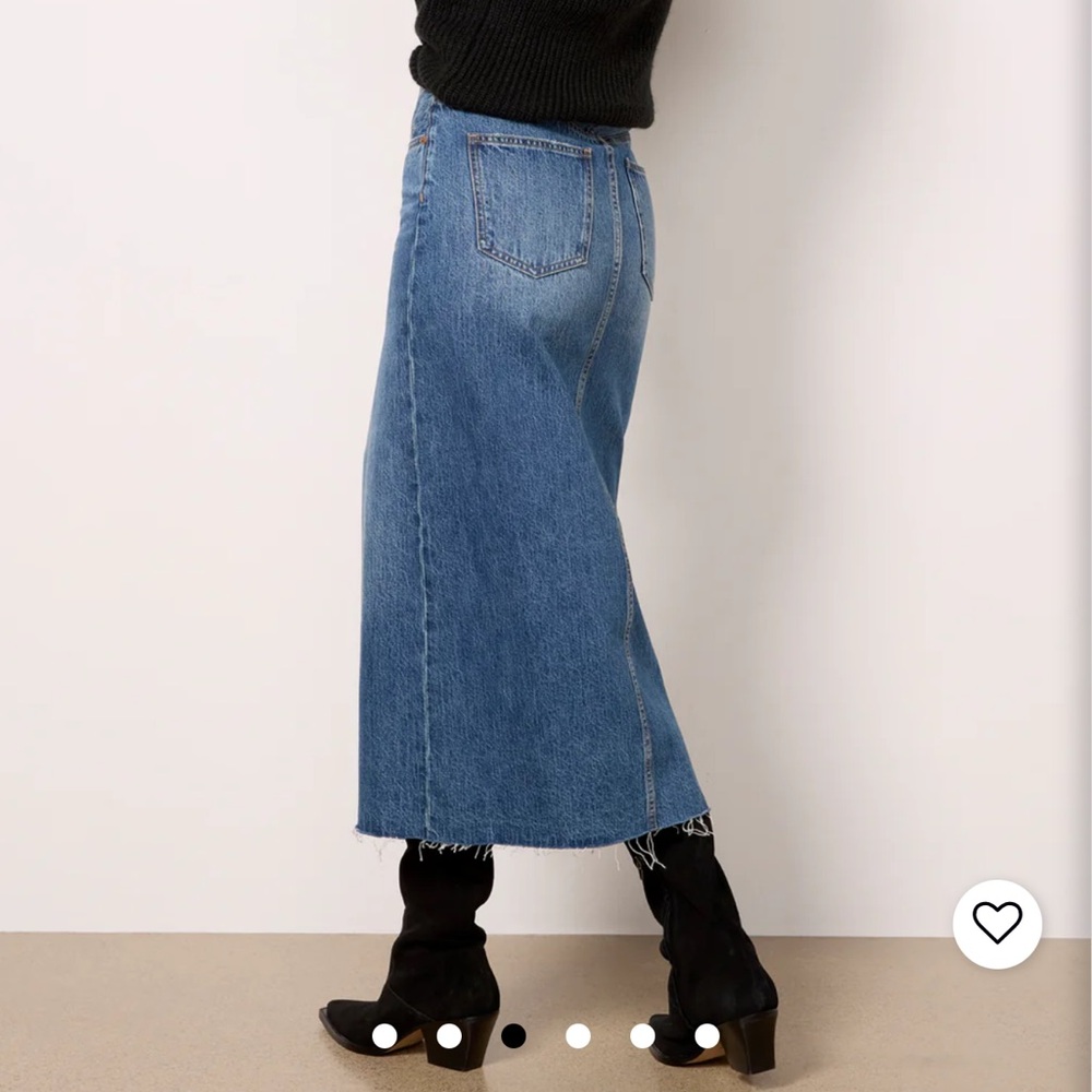 Pistola Alice Denim Midi Skirt - Picture 3 of 13